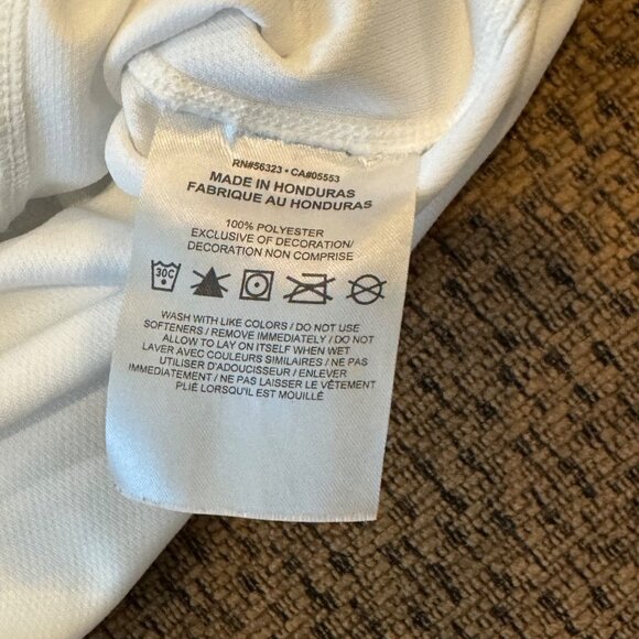 Nike Womens Tank M White Green Dri-FIT Sleeveless Team Jersey Slim - Picture 4 of 6